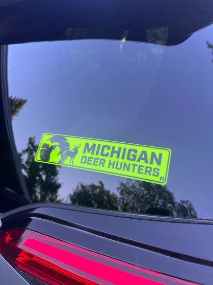 Fluorescent MDH bumper sticker