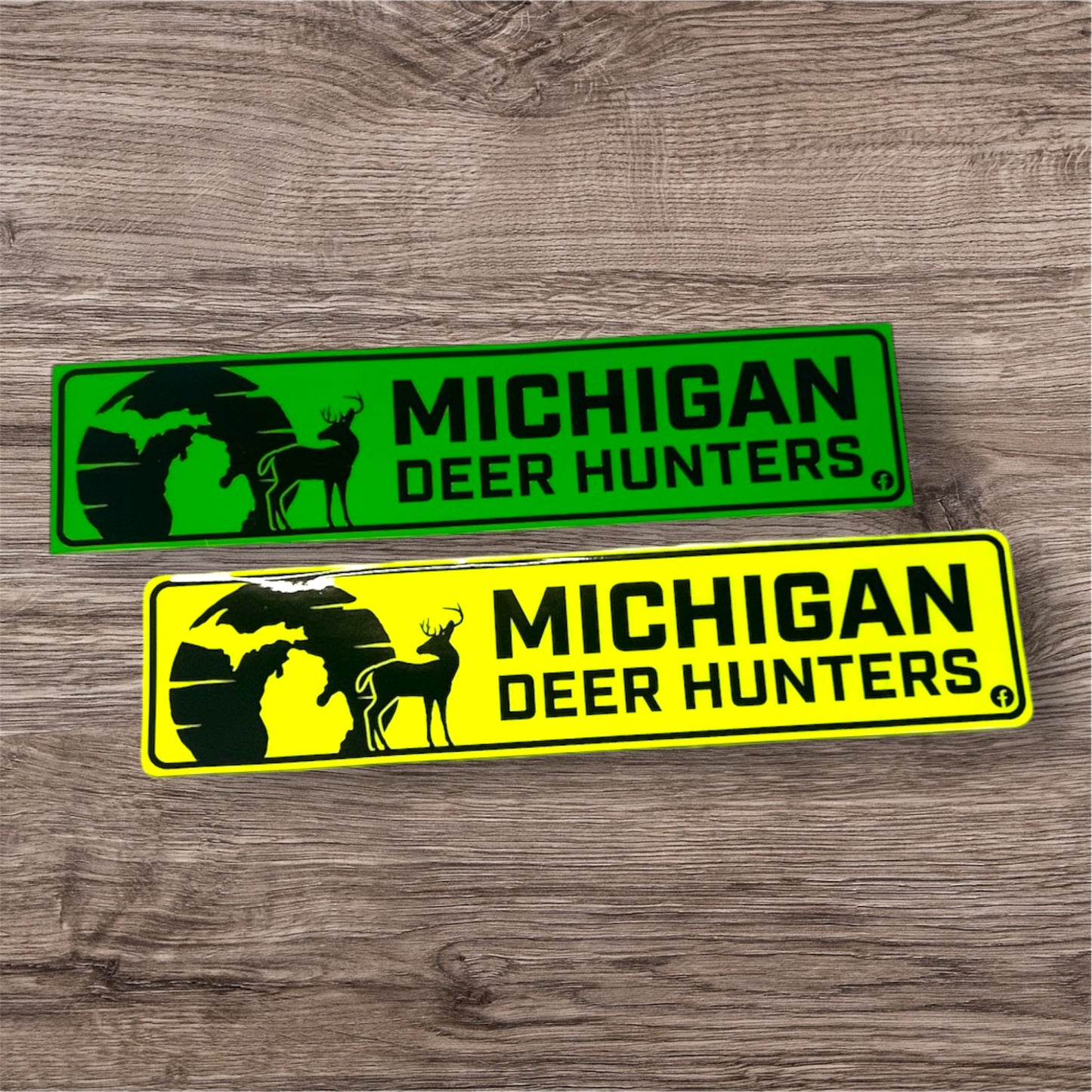 Fluorescent MDH bumper sticker